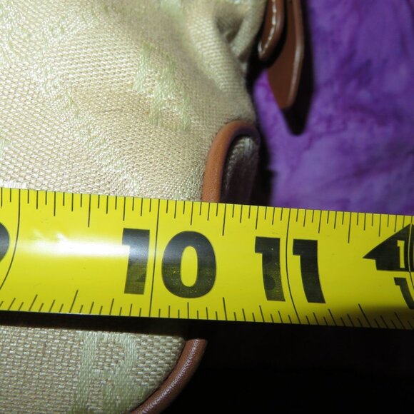 Betty Boop Monogram Canvas & Leather Vintage Hand Bag - Picture 9 of 10